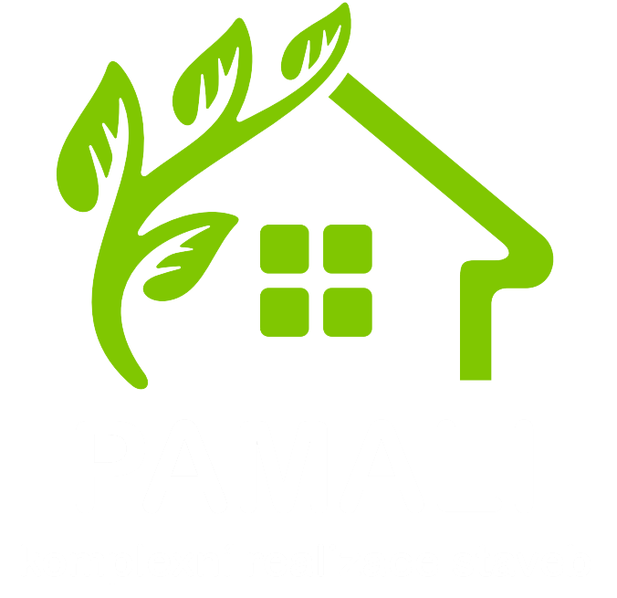 Pamali Logo transparent bílé